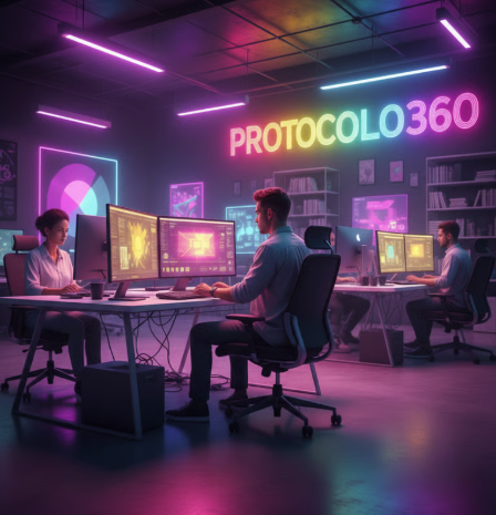 Equipo Protocolo360 gestionando ecosistemas IA